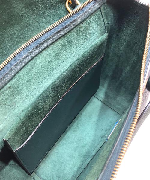 CELINE（セリーヌ）CELINE (セリーヌ) Belt Bag Micro ベルトバッグ マイクロ グリーンの古着・服飾アイテム