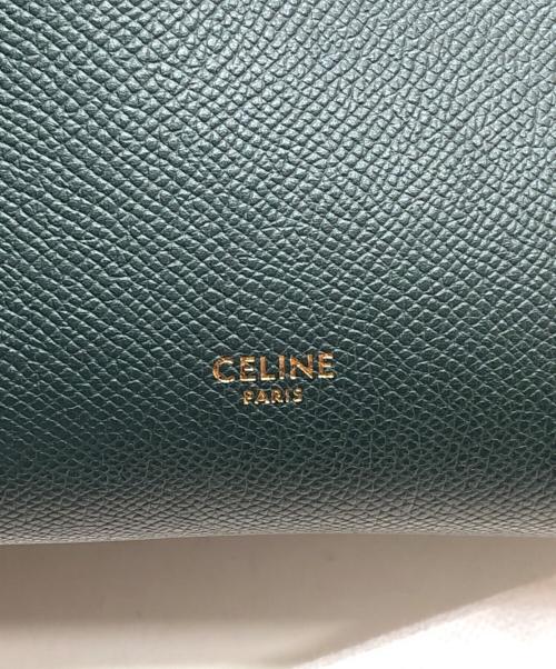 CELINE（セリーヌ）CELINE (セリーヌ) Belt Bag Micro ベルトバッグ マイクロ グリーンの古着・服飾アイテム
