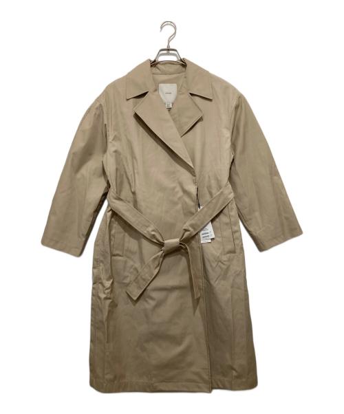 Calvin Klein（カルバンクライン）Calvin Klein (カルバンクライン) コットントレンチコート ベージュ サイズ:XS 未使用品の古着・服飾アイテム