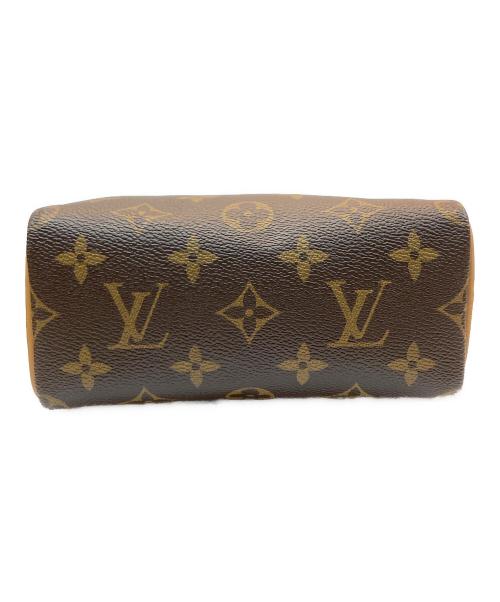 LOUIS VUITTON（ルイ ヴィトン）LOUIS VUITTON (ルイ ヴィトン) モノグラム ナノ・スピーディ　M81085　/ 2WAYミニショルダーバッグ ブラウンの古着・服飾アイテム