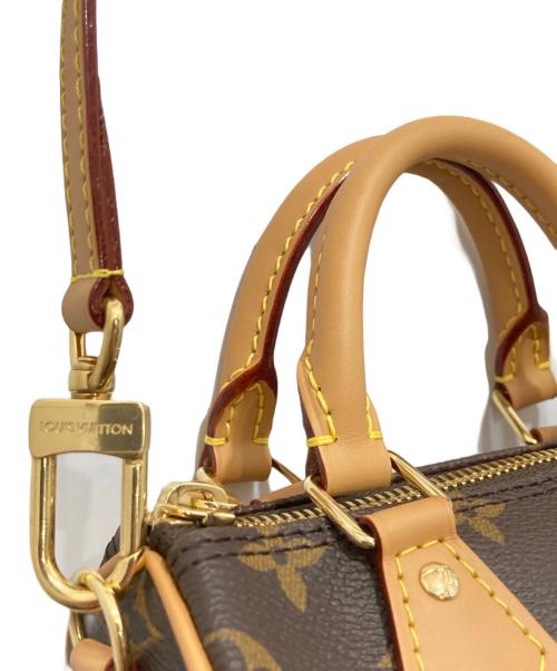 LOUIS VUITTON（ルイ ヴィトン）LOUIS VUITTON (ルイ ヴィトン) モノグラム ナノ・スピーディ　M81085　/ 2WAYミニショルダーバッグ ブラウンの古着・服飾アイテム