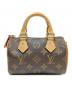 LOUIS VUITTON（ルイ ヴィトン）の古着「モノグラム ナノ・スピーディ　M81085　/ 2WAYミニショルダーバッグ」｜ブラウン