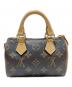 LOUIS VUITTON (ルイ ヴィトン) モノグラム ナノ・スピーディ　M81085　/ 2WAYミニショルダーバッグ ブラウン：240000円