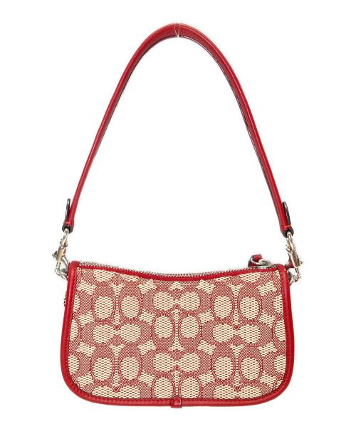 COACH（コーチ）COACH (コーチ) スウィンガー 20・シグネチャー ジャカード　CZ923 レッドの古着・服飾アイテム