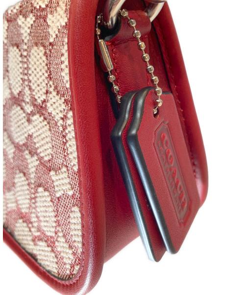COACH（コーチ）COACH (コーチ) スウィンガー 20・シグネチャー ジャカード　CZ923 レッドの古着・服飾アイテム