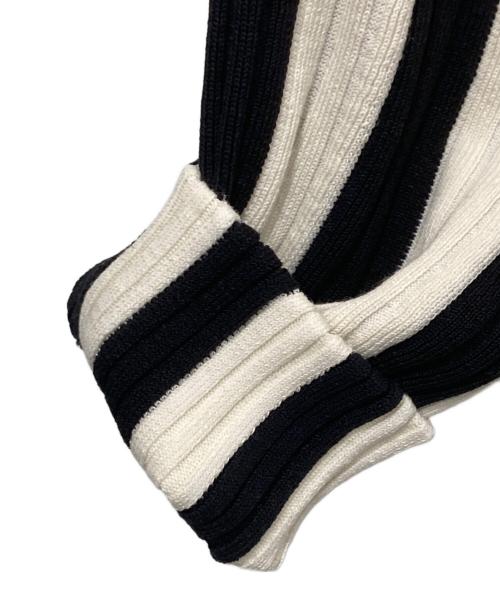 BOTTEGA VENETA（ボッテガベネタ）BOTTEGA VENETA (ボッテガベネタ) Bi-Stripe Dress ホワイト×ブラック サイズ:Mの古着・服飾アイテム