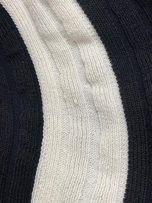 BOTTEGA VENETA（ボッテガベネタ）BOTTEGA VENETA (ボッテガベネタ) Bi-Stripe Dress ホワイト×ブラック サイズ:Mの古着・服飾アイテム