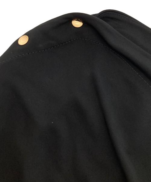 LOUIS VUITTON（ルイ ヴィトン）LOUIS VUITTON (ルイ ヴィトン) ドレープジャージーワンピース　RW121W F1DR07V7C ブラック サイズ:34の古着・服飾アイテム