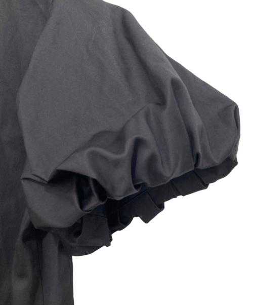 YOKO CHAN（ヨーコチャン）YOKO CHAN (ヨーコチャン) バルーン ヘムギャザー ブラウス ネイビー サイズ:Fの古着・服飾アイテム