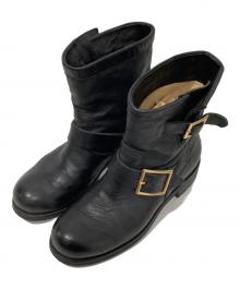 JIMMY CHOO（ジミーチュウ）の古着「YOUTH バイカーブーツ」｜ブラック