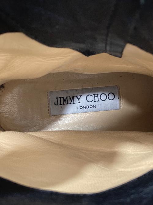 JIMMY CHOO（ジミーチュウ）JIMMY CHOO (ジミーチュウ) YOUTH バイカーブーツ ブラック サイズ:36の古着・服飾アイテム