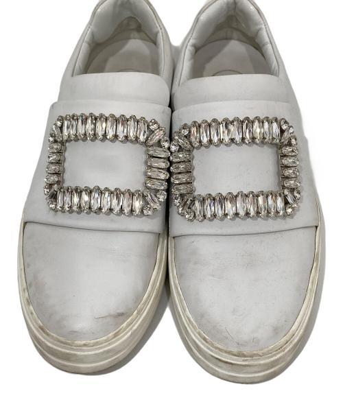 Roger Vivier（ロジェ ヴィヴィエ）Roger Vivier (ロジェ ヴィヴィエ) スニ‐キーヴィヴ ストラスバックルスニーカー ホワイト サイズ:36の古着・服飾アイテム