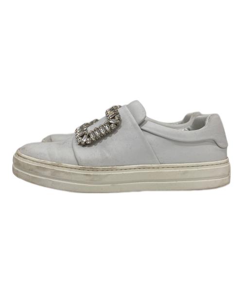 Roger Vivier（ロジェ ヴィヴィエ）Roger Vivier (ロジェ ヴィヴィエ) スニ‐キーヴィヴ ストラスバックルスニーカー ホワイト サイズ:36の古着・服飾アイテム