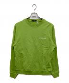 10 corso como×HELMUT LANGディエチ コルソコモ×ヘルムートラング）の古着「ワンポイントロゴスウェット　CW654HM2L00301」｜グリーン