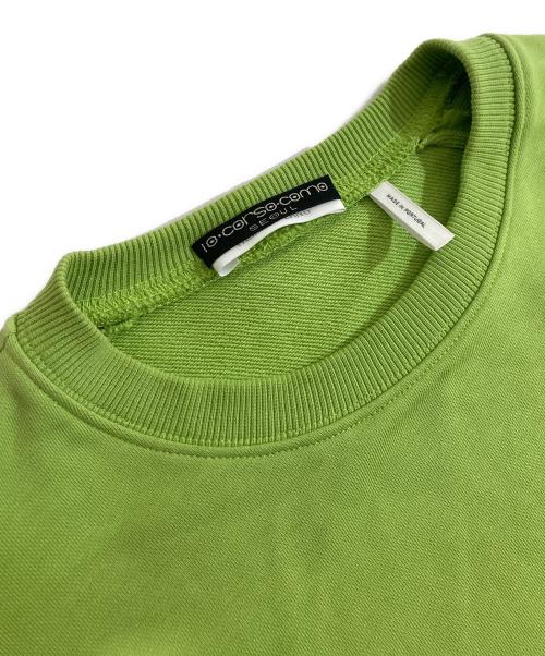 10 corso como（ディエチ コルソコモ）10 corso como (ディエチ コルソコモ) ワンポイントロゴスウェット　CW654HM2L00301 グリーン サイズ:Sの古着・服飾アイテム
