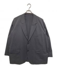 Graphpaper（グラフペーパー）の古着「Compact Ponte Jacket　GM241-20176B」｜グレー