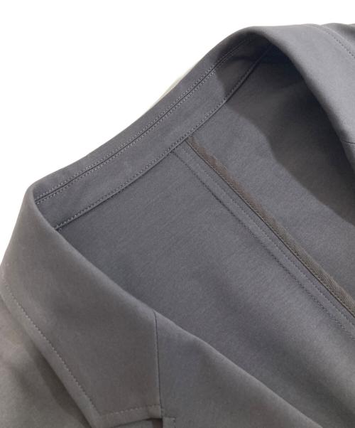 Graphpaper（グラフペーパー）Graphpaper (グラフペーパー) Compact Ponte Jacket　GM241-20176B グレー サイズ:1の古着・服飾アイテム