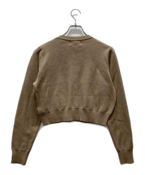 ACYM（アシーム）ACYM (アシーム) ポイントボタンニットカーディガン ブラウン サイズ:F 未使用品の古着・服飾アイテム