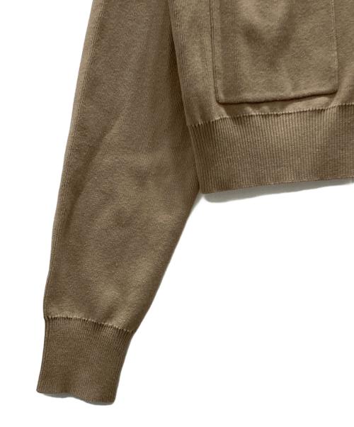 ACYM（アシーム）ACYM (アシーム) ポイントボタンニットカーディガン ブラウン サイズ:F 未使用品の古着・服飾アイテム