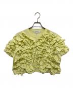 ENFOLDエンフォルド）の古着「ALIEN SKIN T-SHIRT」｜イエロー