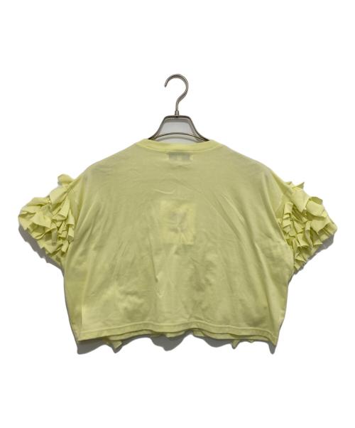 ENFOLD（エンフォルド）ENFOLD (エンフォルド) ALIEN SKIN T-SHIRT イエロー サイズ:38の古着・服飾アイテム