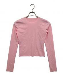 nagonstans（ナゴンスタンス）の古着「long-sleeves　ロングスリーブカットソー　470JS160-1521」｜ピンク