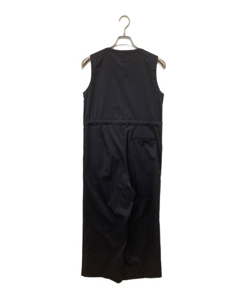 BACCA（バッカ）BACCA (バッカ) ウールポリエステルツイル スリーブレスカバーオール ブラック サイズ:34の古着・服飾アイテム