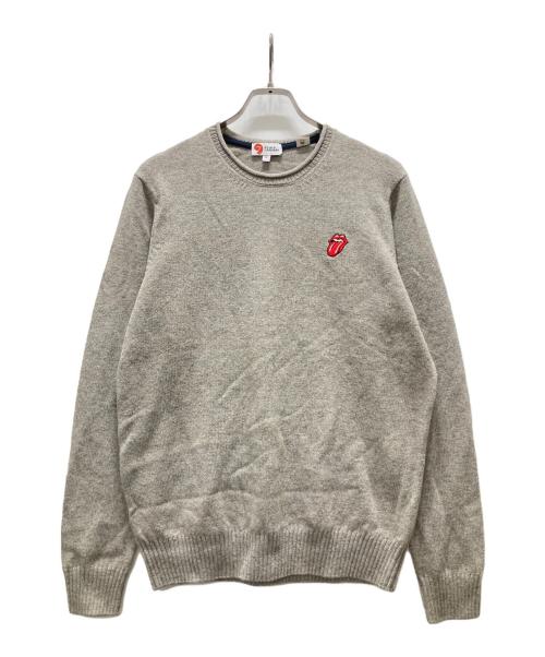 RS NO9 CARNABY（RS NO9 CARNABY）RS NO9 CARNABY (RS NO9 CARNABY) The Rolling Stones ストーンズ ロゴ ニット グレー サイズ:Sの古着・服飾アイテム