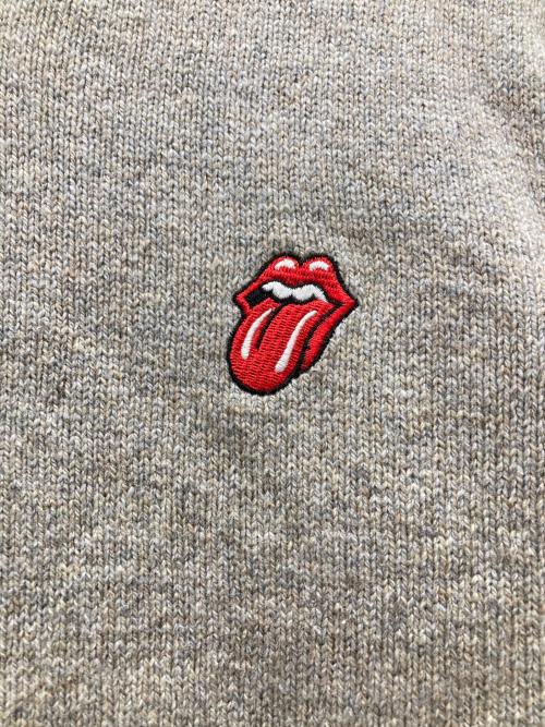 RS NO9 CARNABY（RS NO9 CARNABY）RS NO9 CARNABY (RS NO9 CARNABY) The Rolling Stones ストーンズ ロゴ ニット グレー サイズ:Sの古着・服飾アイテム
