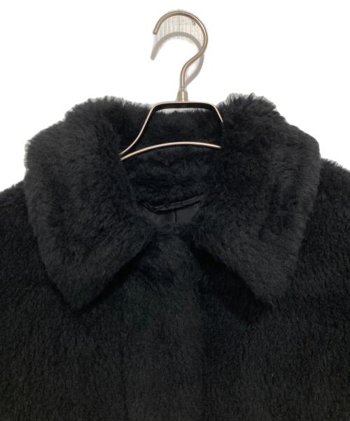 MaxMara（マックスマーラ）MaxMara (マックスマーラ) テディベアショートコート 108605136 ブラック サイズ:36の古着・服飾アイテム