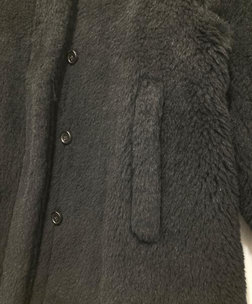 MaxMara（マックスマーラ）MaxMara (マックスマーラ) テディベアショートコート 108605136 ブラック サイズ:36の古着・服飾アイテム