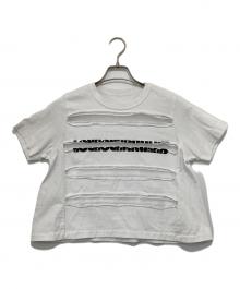 sacai（サカイ）の古着「LOVEOVERRULESデザインカットソー」｜ホワイト