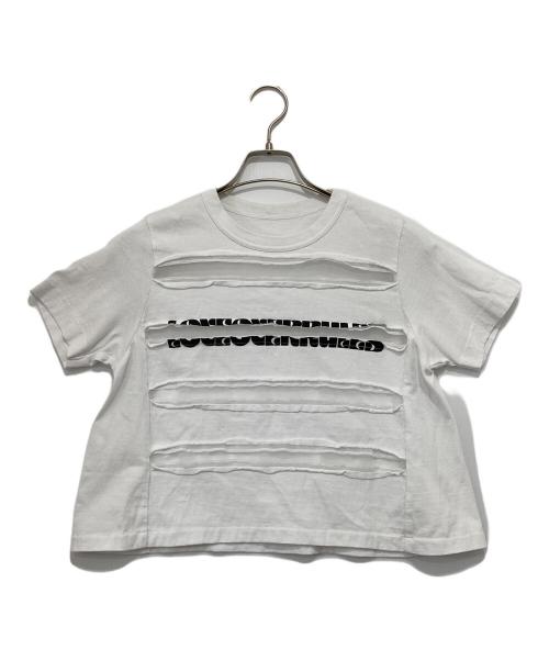 sacai（サカイ）sacai (サカイ) LOVEOVERRULESデザインカットソー ホワイト サイズ:1の古着・服飾アイテム