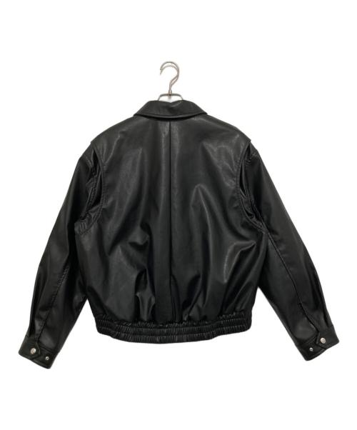 Tanaka Daisuke（タナカ ダイスケ）Tanaka Daisuke (タナカ ダイスケ) crystal bijou collar 2WAY blouson ブラック サイズ:Fの古着・服飾アイテム