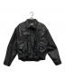 Tanaka Daisuke（タナカ ダイスケ）の古着「crystal bijou collar 2WAY blouson」｜ブラック