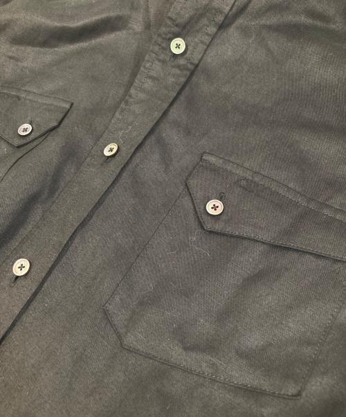 ticca（ティッカ）ticca (ティッカ) リネンブレンドシャツワンピース　LINEN BLEND SHIRTS ONEPIEECE 0213407301 ブラック サイズ:FREEの古着・服飾アイテム