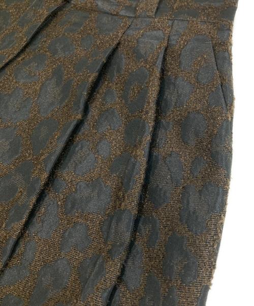 anuke（アンヌーク）anuke (アンヌーク) Leopard Jacquard Pants　レオパードジャガードパンツ　62520729 ブラウン サイズ:38の古着・服飾アイテム