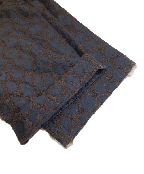 anuke（アンヌーク）anuke (アンヌーク) Leopard Jacquard Pants　レオパードジャガードパンツ　62520729 ブラウン サイズ:38の古着・服飾アイテム