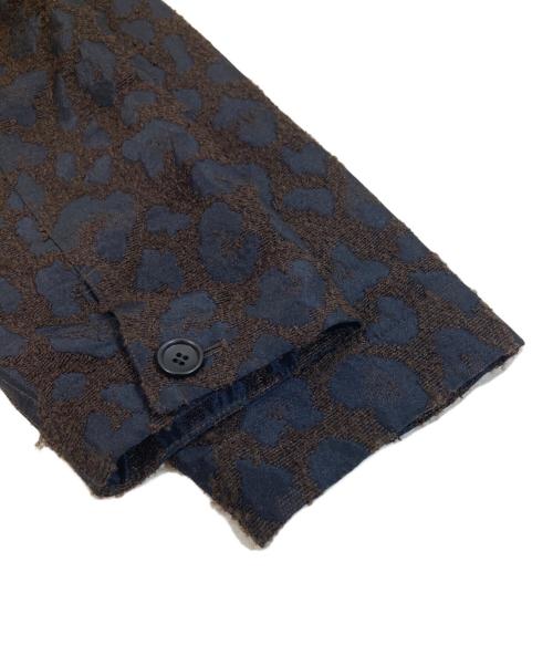 anuke（アンヌーク）anuke (アンヌーク) Leopard Jacquard Jacket　62520110 ブラウン サイズ:38の古着・服飾アイテム