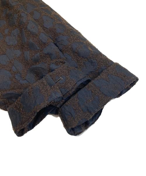 anuke（アンヌーク）anuke (アンヌーク) Leopard Jacquard Jacket　62520110 ブラウン サイズ:38の古着・服飾アイテム