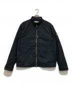 STONE ISLANDストーンアイランド）の古着「MICRO TWILL JACKET マイクロツイル ジャケット ブルゾン K1S154100094 S0026」｜ブラック