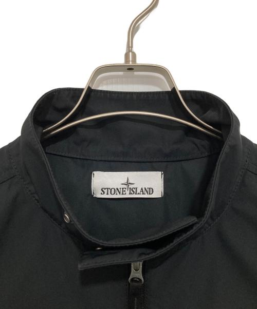 STONE ISLAND（ストーンアイランド）STONE ISLAND (ストーンアイランド) MICRO TWILL JACKET マイクロツイル ジャケット ブルゾン K1S154100094 S0026 ブラック サイズ:Lの古着・服飾アイテム