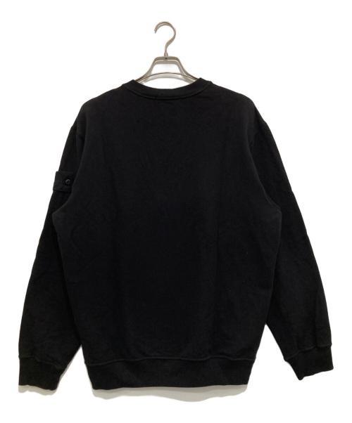 STONE ISLAND（ストーンアイランド）STONE ISLAND (ストーンアイランド) STRETCH COTTON FLEECE ブラック サイズ:Lの古着・服飾アイテム