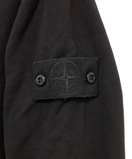 STONE ISLAND（ストーンアイランド）STONE ISLAND (ストーンアイランド) STRETCH COTTON FLEECE ブラック サイズ:Lの古着・服飾アイテム