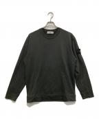 STONE ISLANDストーンアイランド）の古着「Garment-Dyed Long T-Shirt ガーメントダイ ロンT 811563750 24AW」｜オリーブ