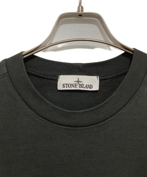 STONE ISLAND（ストーンアイランド）STONE ISLAND (ストーンアイランド) Garment-Dyed Long T-Shirt ガーメントダイ ロンT 811563750 24AW オリーブ サイズ:Mの古着・服飾アイテム
