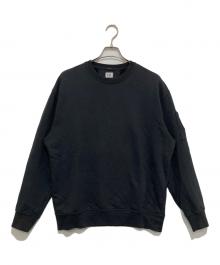 C.P COMPANY（シーピーカンパニー）の古着「Garment Dyed レンズ付きスウェット」｜ブラック