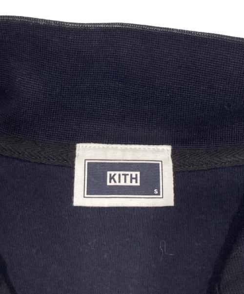 KITH（キス）KITH (キス) ワンポイントロゴ刺繍スウェットジップアップジャケット ネイビー サイズ:Sの古着・服飾アイテム