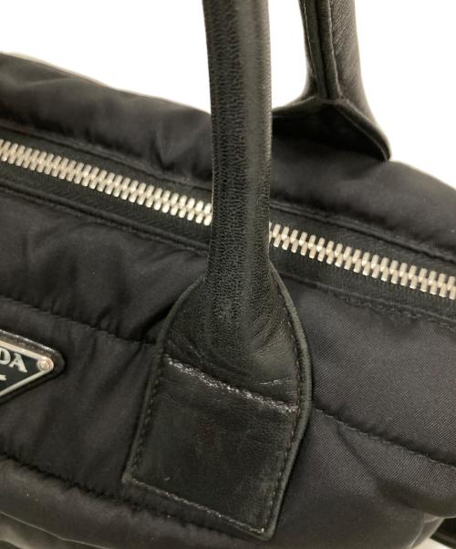 PRADA（プラダ）PRADA (プラダ) ステートボンバー 2WAYバッグ 1BB024 ブラックの古着・服飾アイテム