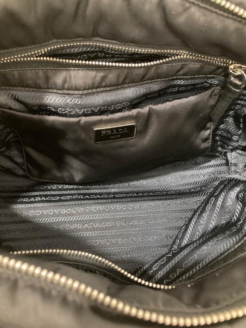 PRADA（プラダ）PRADA (プラダ) ステートボンバー 2WAYバッグ 1BB024 ブラックの古着・服飾アイテム
